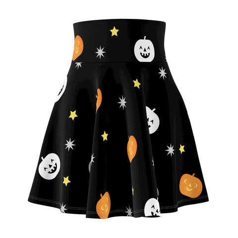 "Orange Pumpkin" Skater A-Line Skirt