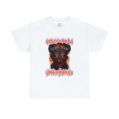 "Hell Fire Demon" Heavy Cotton T-Shirt