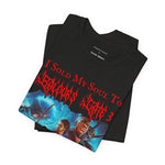 "I Sold My Soul to Baldur's Gate 3" Black Metal Jersey Short Sleeve T-shirt