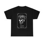 SKULL + ROSE DELECTABLE NIGHTMARES T-SHIRT - BLACK