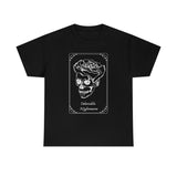 SKULL + ROSE DELECTABLE NIGHTMARES T-SHIRT - BLACK